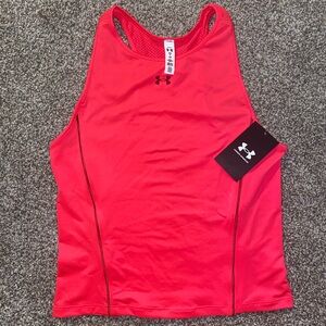 Under Armour | neon pink racer back tank